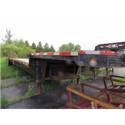 1998 TRI-AXLE 48' FLAT DECK EQUIPMENT TRAILER