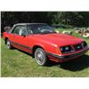 Image 2 : 1983 MUSTANG CONVERTIBLE GLX CAR