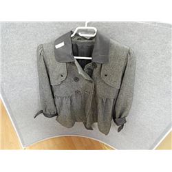 GIRLS M GREY COAT