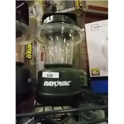 RAY-O-VAC CAMPING LANTERN - BATTERY OPPERATED