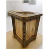 Image 1 : Barn Wood & Hickory Pedestal by Steve Reiling