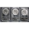 Image 1 : LOT OF ( 3 ) FIVE OUNCE .999 SILVER BARS FROM  SILVERTOWNE