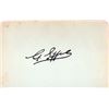 Image 1 : GUSTAVE EIFFEL SIGNED PAPER.