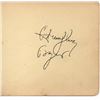 Image 1 : HUMPHREY BOGART SIGNED ALBUM PAGE.