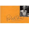 Image 1 : ROBERT SHAW SIGNED ALBUM PAGE.