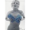 Image 1 : MARILYN MONROE BLUE JEWELLED SWAROVSKI CRYSTAL CLASSIC ROSES. BERT STERN SIGNED AND STAMPED.