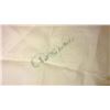 Image 2 : CLARK CABLE LINEN SIGNED HANDKERCHIEF.