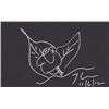 Image 1 : JEFF KOONS DRAWING OF A FLOWER.