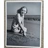 Image 1 : PERSONALLY PRINTED BY JOSEPH JASGUR: MARILYN MONROE/NORMA JEANE ON ZUMA BEACH 1946