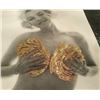 Image 1 : BERT STERN: MARILYN MONROE 24x34 INCHES WINK GOLD ROSES SIGNED IN 18 KARAT GET LED LEAF PEN. 24x36 I