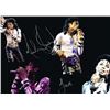 Image 1 : MICHAEL JACKSON SIGNED 'BAD ON STAGE' PHOTO.