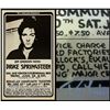 Image 1 : ORIGINAL RANDY TUTEN SIGNED BRUCE SPRINGSTEEN POSTER.