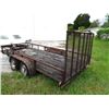 Image 3 : T/A 17' Utility Trailer w/Ramp