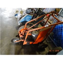 Orange Gas Concrete Saw