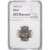 Image 1 : 1955-D JEFFERSON NICKEL, NGC MS-66  NGC PRICE GUIDE=$190.00