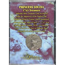 1743 PRINCESS LOUISA SHIPWRECK COIN