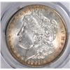 Image 2 : 1891 MORGAN SILVER DOLLAR, PCGS MS-63  RAINBOW COLORS!