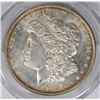 Image 2 : 1903 MORGAN SILVER DOLLAR, PCGS MS-66 SUPERB  WHITE WITH LITTLE GOLD COLORS!