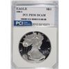 Image 1 : 1990-S AMERICAN SILVER EAGLE PCI GRADED PERFECT PROOF DCAM