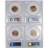 Image 2 : Lot of 4 Jeff Nickels 1941D PCGS MS65FS