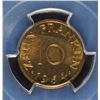 Image 3 : 1954 SAARLAND 10 FRANKEN, PCGS MS-65 RARE!!
