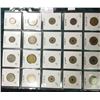 Image 2 : (20) Different World Coins in a plastic page. All Different and attributed. Includes Ecuador, El Sal
