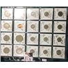 Image 1 : (20) Different World Coins in a plastic page. All Different and attributed. Includes Spain, Swazilan