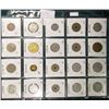 Image 2 : (20) Different World Coins in a plastic page. All Different and attributed. Includes Australia, Baha
