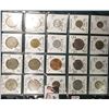 Image 1 : (20) Different World Coins in a plastic page. All Different and attributed. Includes  Great Britain,