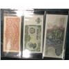Image 2 : (3) Different Foreign Bank notes from Burma, Bulgaria, & Cambodia. VF-CU.
