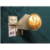 Image 2 : 1950 P Original Uncirculated Roll of U.S. Wheat Cents. Maybe an occasional carbon speck in this roll