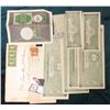 Image 1 : 1917 & 1919 Postmarked envelopes with several One Cent George Washington Stamps addressed to Conesvi