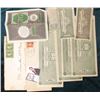 Image 2 : 1917 & 1919 Postmarked envelopes with several One Cent George Washington Stamps addressed to Conesvi