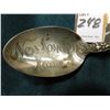 Image 2 : "New London, Iowa" Souvenir Spoon stamped on the reverse "Sterling".