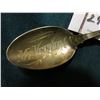 Image 2 : "Mt. Vernon, Iowa" Souvenir Spoon stamped on the reverse "Sterling", engraved with a "K" and "1911".