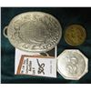 Image 2 : Looped Pewter Medal. "Fidelity", "Amor Patriae Vincit/Facsimile/Medal/Patriots/ Van Werl/Paulding/& 