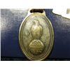 Image 2 : "J.I. Case Threshing Machine Co…Racine, Wisc." Watch fob with leather strap.