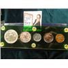 Image 2 : 1960 Small Date U.S. Proof Set in a green Capital holder with gold lettering. Cent to Half-Dollar.