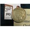 Image 2 : 1923 S U.S. Peace Silver Dollar VG-Fine; "To Members of the New National Army: Some of the Things Yo