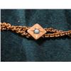 Image 2 : Gold-filled Slide Chain with Opal for a Ladies Pocket Watch. 52"