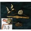 Image 2 : Watch Collectors Gems: Tie Clip with Watch movement; Broach with Watch Movement; Stick Pin with Watc