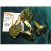 Image 1 : Watch Collectors Gems: Pair of Cuff Links with Watch Movement heads; Broach with watch movement head