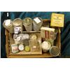 Image 1 : Box full of Old Watch parts. Includes several faces and movements.