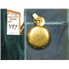 Image 1 : Small Ladies size Hunting Case Pocket Watch "American Waltham Watch Co.", Diamond inset in case. No 