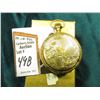 Image 1 : Small Ladies size Hunting Case Pocket Watch "Elgin Watch Co.", highly engraved case. No crystal, run