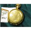 Image 2 : "American Waltham" Pocket Watch with hunting case and very fancy dial, engraved "Mae Nason", runs, h