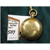 Image 2 : Small Ladies size Hunting Case Pocket Watch "Elgin Watch Co.", scroll engraved case. Runs.