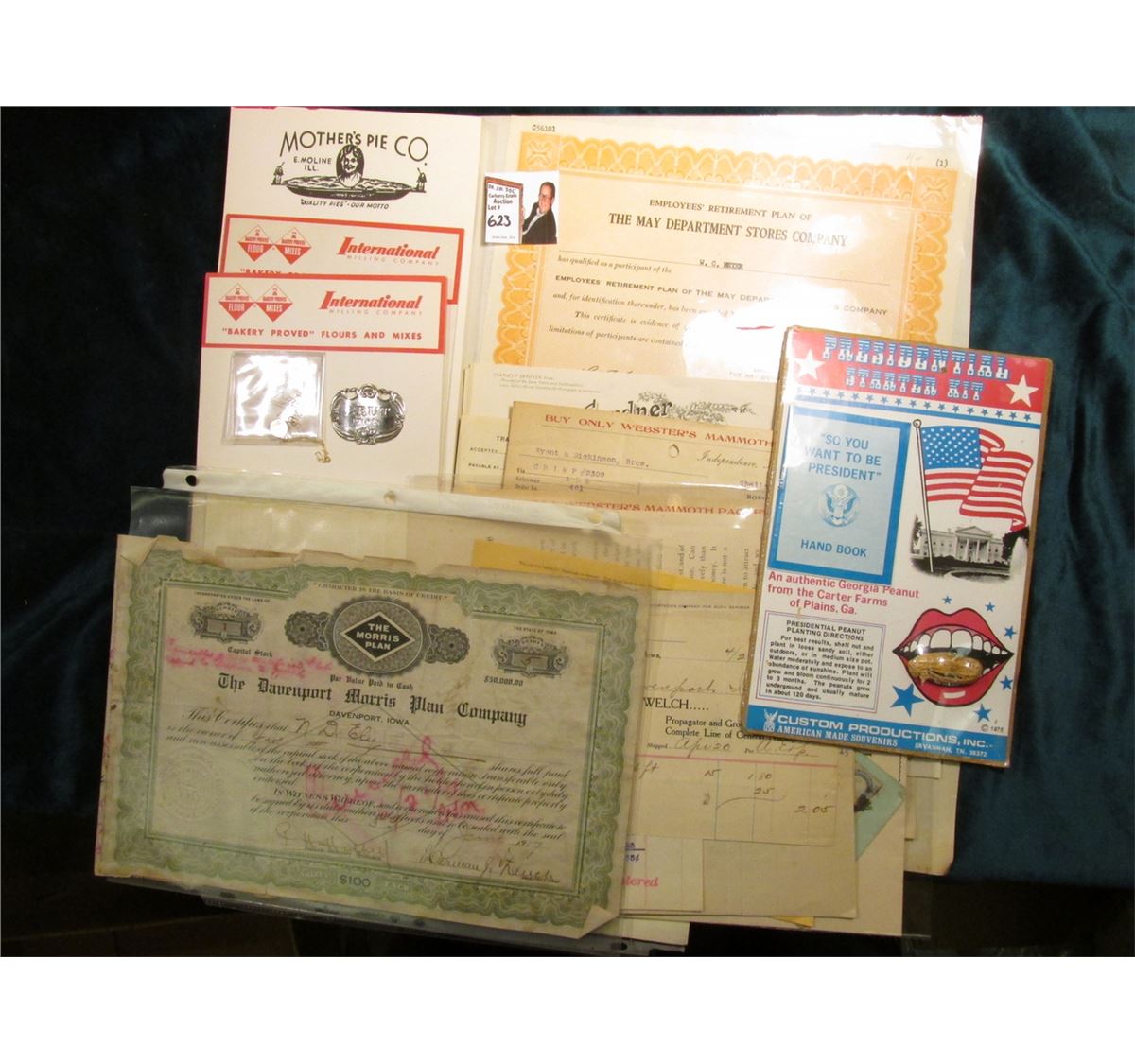 2 Note Pads Mother 39 S Pie Co E Moline Ill Amp International Milling Company Davenport Ia La