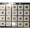 Image 2 : (20) different World Coins in a plastic page, all attributed by KM no., size, denomination, & etc. I