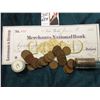 Image 2 : 1919 P Roll of U.S. Wheat Cents in circulated condition in a plastic tube, approx. 50 pcs.; & 1874 C
